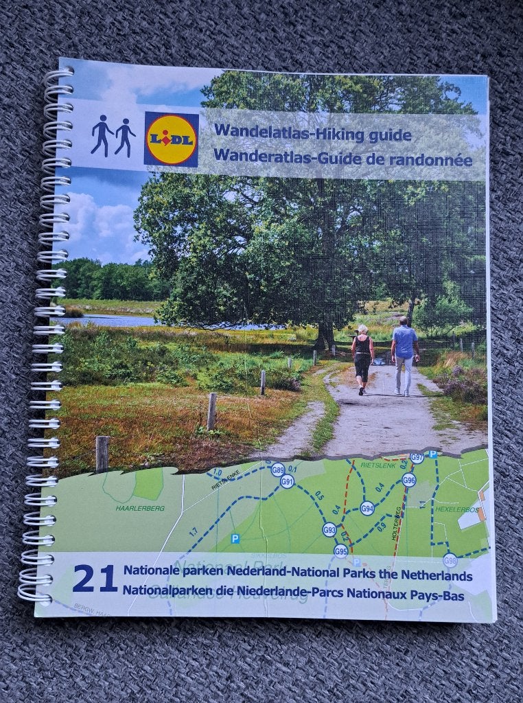 Wandelatlas / wandelgids Nationale Parken in Nederland, Boeken, Overige merken, Fiets- of Wandelgids, Budget, Ophalen of Verzenden