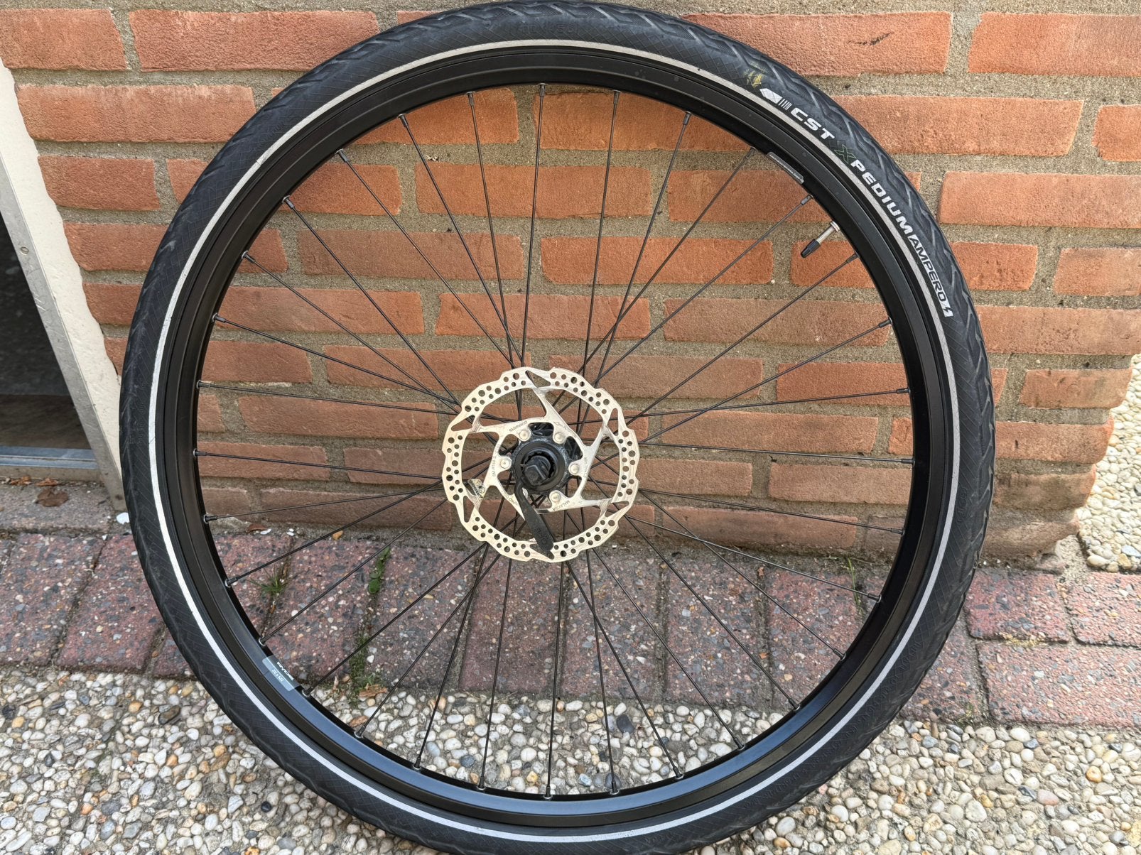 Voorwiel voor Giant, Fietsen en Brommers, Fietsonderdelen, Ophalen, Zo goed als nieuw, Elektrische fiets, Wiel