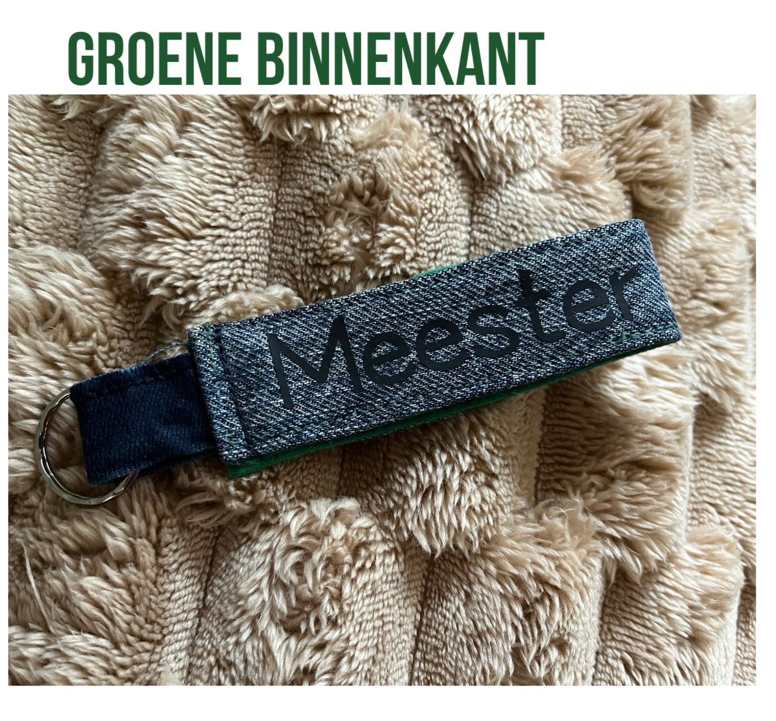 Sleutelhanger Meester / persoonlijk welke tekst wil je?, Verzenden, Nieuw