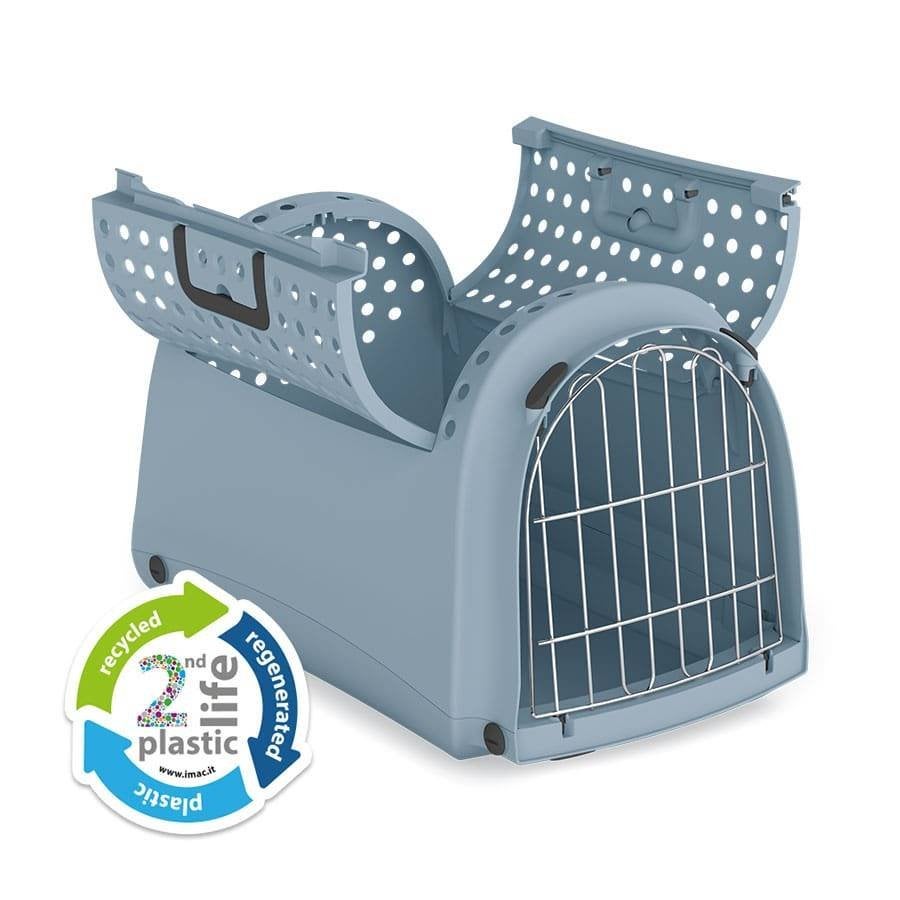 Transportbox Imac Linus Cabrio blauw van € 34,95 nu € 26,95, Dieren en Toebehoren, Imac, ., Nieuw, Ophalen of Verzenden