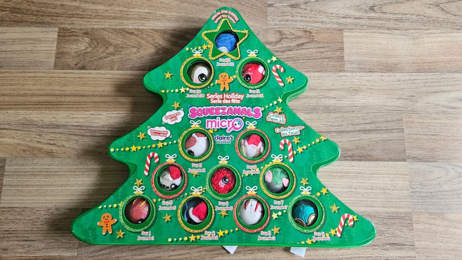 Kerstboom adventskalender Squeezamals Micro van Claire's, Overige merken, Overige typen, Ophalen of Verzenden, Zo goed als nieuw