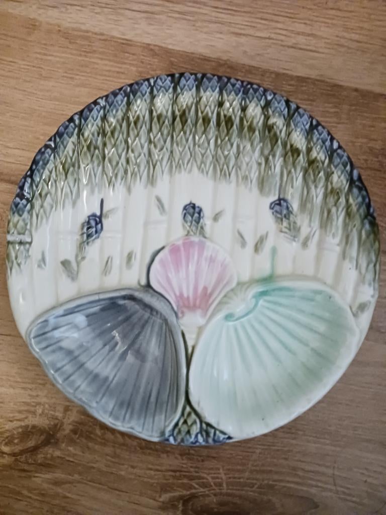 Decoratief asperge bord, Huis en Inrichting, Keuken | Servies, Ophalen of Verzenden, Overige stijlen, Bord(en)