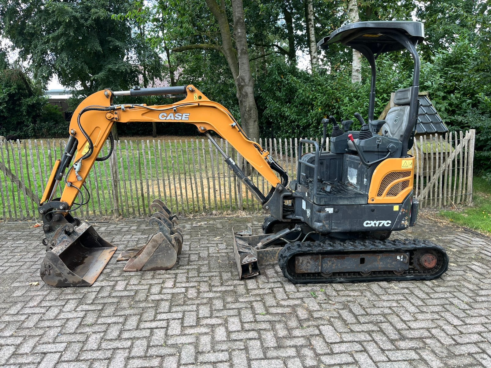Case cx17c BJ 2021 1850kg hydraulische snelwissel 1545uur, Ophalen of Verzenden, Wiellader of Shovel