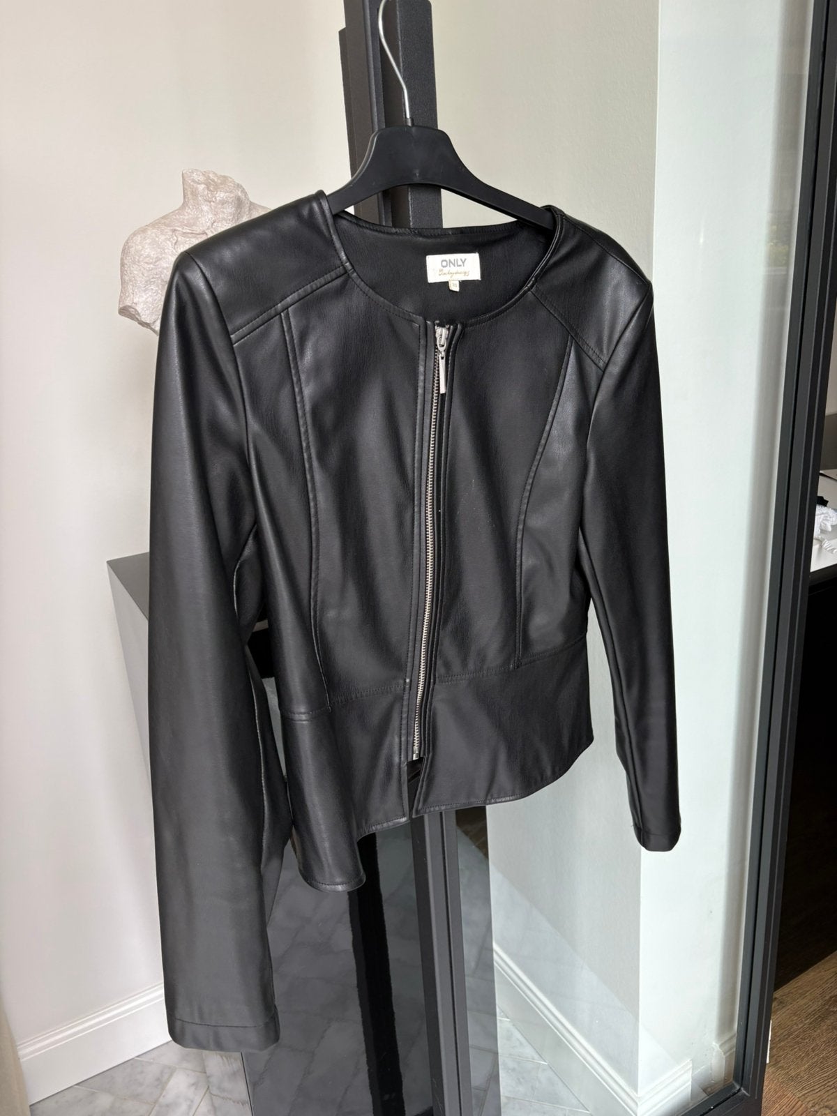 Leren jasje dames zwart maat XS prachtig leather, Ophalen of Verzenden, Zo goed als nieuw, Maat 34 (XS) of kleiner, Zwart