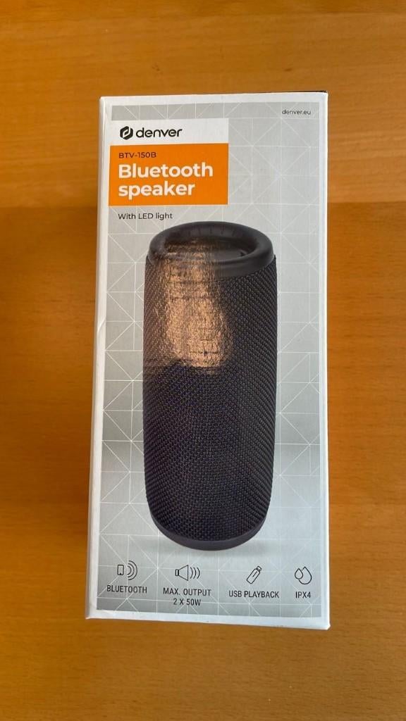Bluetooth speaker Denver BTV-150B, Audio, Tv en Foto, Luidsprekers, Overige merken, Overige typen, Nieuw, Ophalen of Verzenden