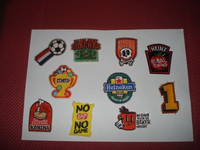 JUICHJACK EMBLEMEN ( ZIE FOTO'S , TEKST ), Jumbo, Ophalen of Verzenden