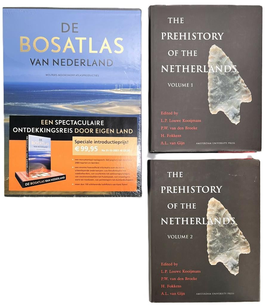 635. The prehistory of the Netherlands en de Bosatlas, Ophalen of Verzenden, Alpha, Nieuw