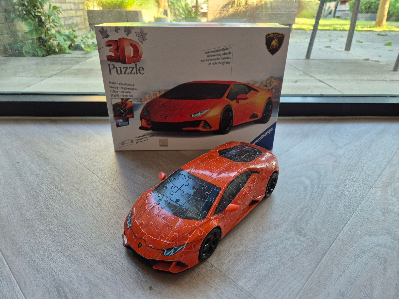 3D puzzel Ravensburger Lamborghini Huracán EVO, Ophalen, Minder dan 500 stukjes, Zo goed als nieuw, Rubik's of 3D-puzzel