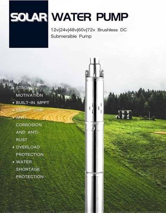 Vesdas - Waterpomp - Diepe put dompelpomp - Solar DC Diepe p, Corvance B.V., Verzenden, Nieuw, Corvancebol@gmail.com