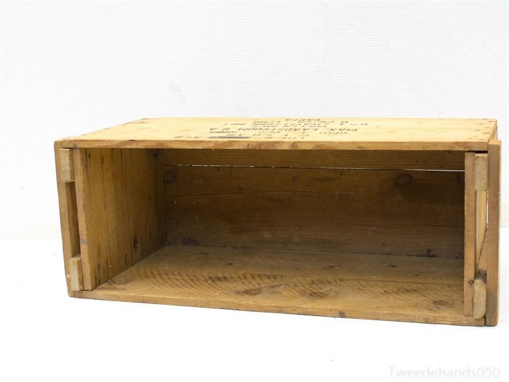 Houten kistje 96303, Ophalen of Verzenden, Gebruikt, Minder dan 50 cm, Minder dan 50 cm