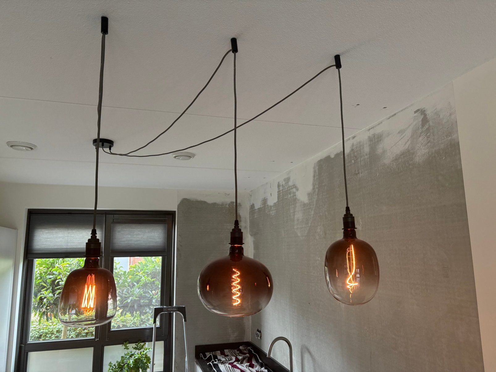 Hanglamp, Ophalen, Zo goed als nieuw, Glas