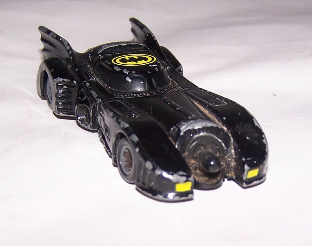 Vintage Batman Batmobile model. ERTL DC Comics 1998. Igs., Ophalen of Verzenden, Gebruikt, Film, Beeldje, Replica of Model