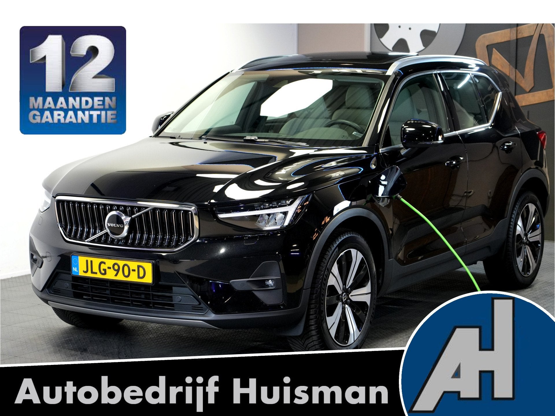 Volvo XC40 1.5 T5 Plug-in Hybrid 193kW/262pk DCT7 Ultimate B, Auto's, Dealer onderhouden, Met garantie (alle), Zwart, Hybride Elektrisch/Benzine