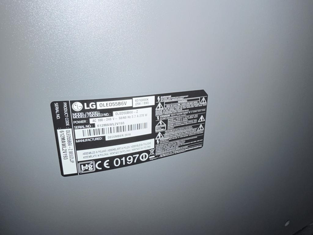 LG OLED55B6V 55 inch Smart OLED TV - Nette staat, Audio, Tv en Foto, Televisies, Gebruikt, OLED, Ophalen of Verzenden, 100 cm of meer