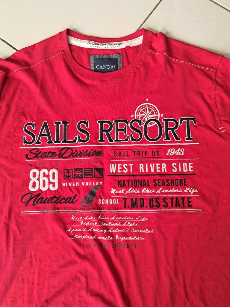T-shirt rood 6xl, Ophalen of Verzenden, Overige maten, Rood