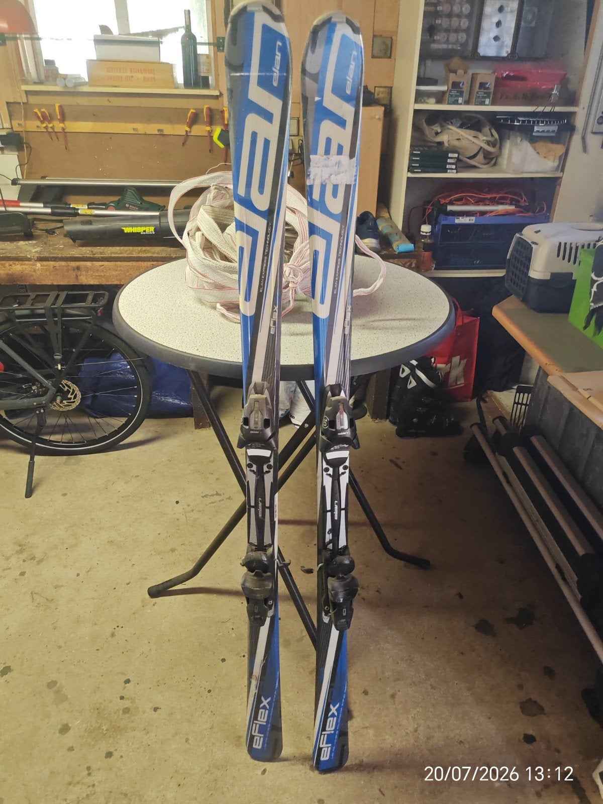 Elan skis 168 met fischer schoenen maar 43, Sport en Fitness, Skiën en Langlaufen, Ophalen, 160 tot 180 cm, Ski's, Fischer