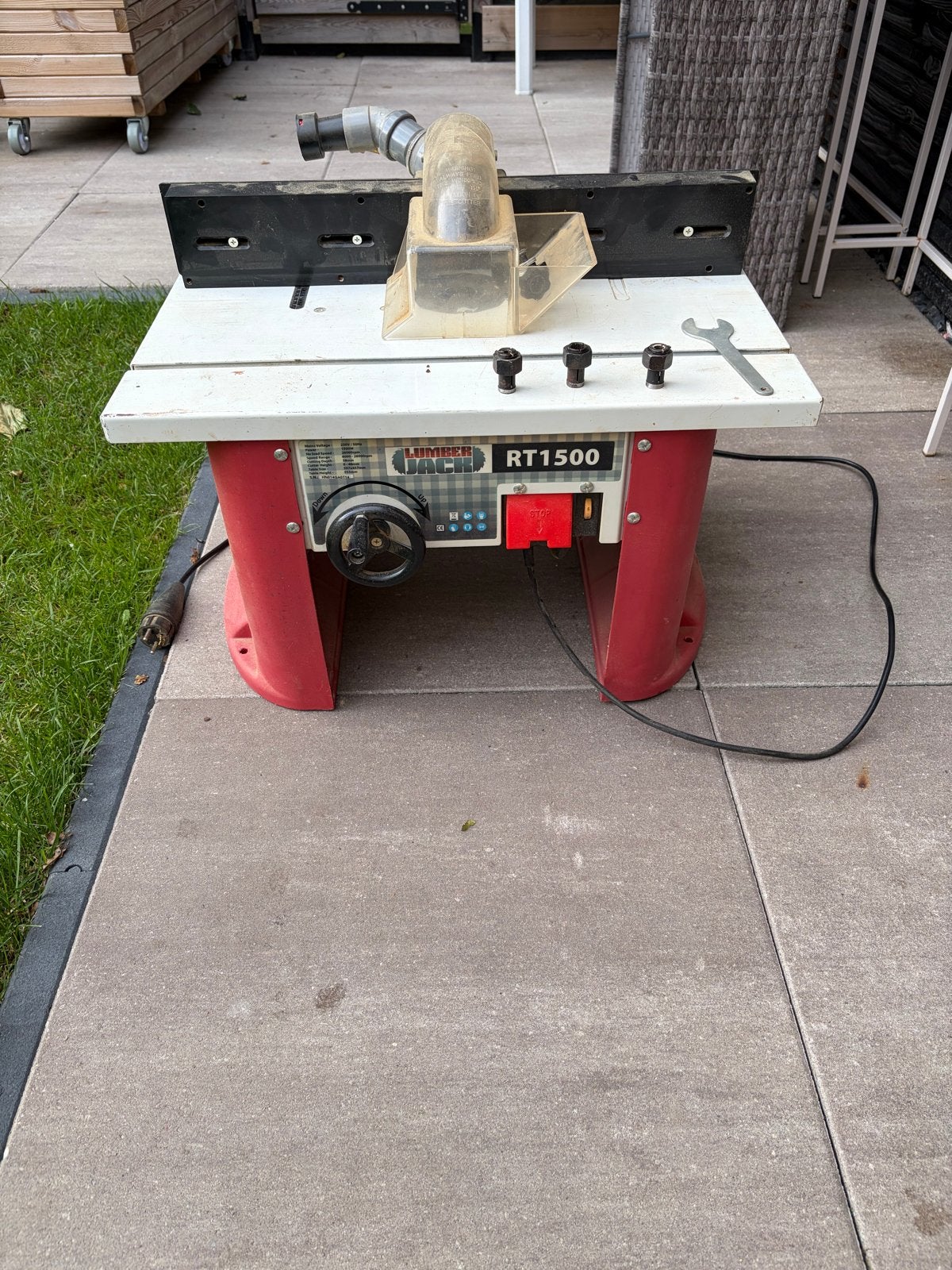 Tafelbovenfrees RT1500 - Krachtige freesmachine, Ophalen, Gebruikt, Elektrisch, Bovenfrees