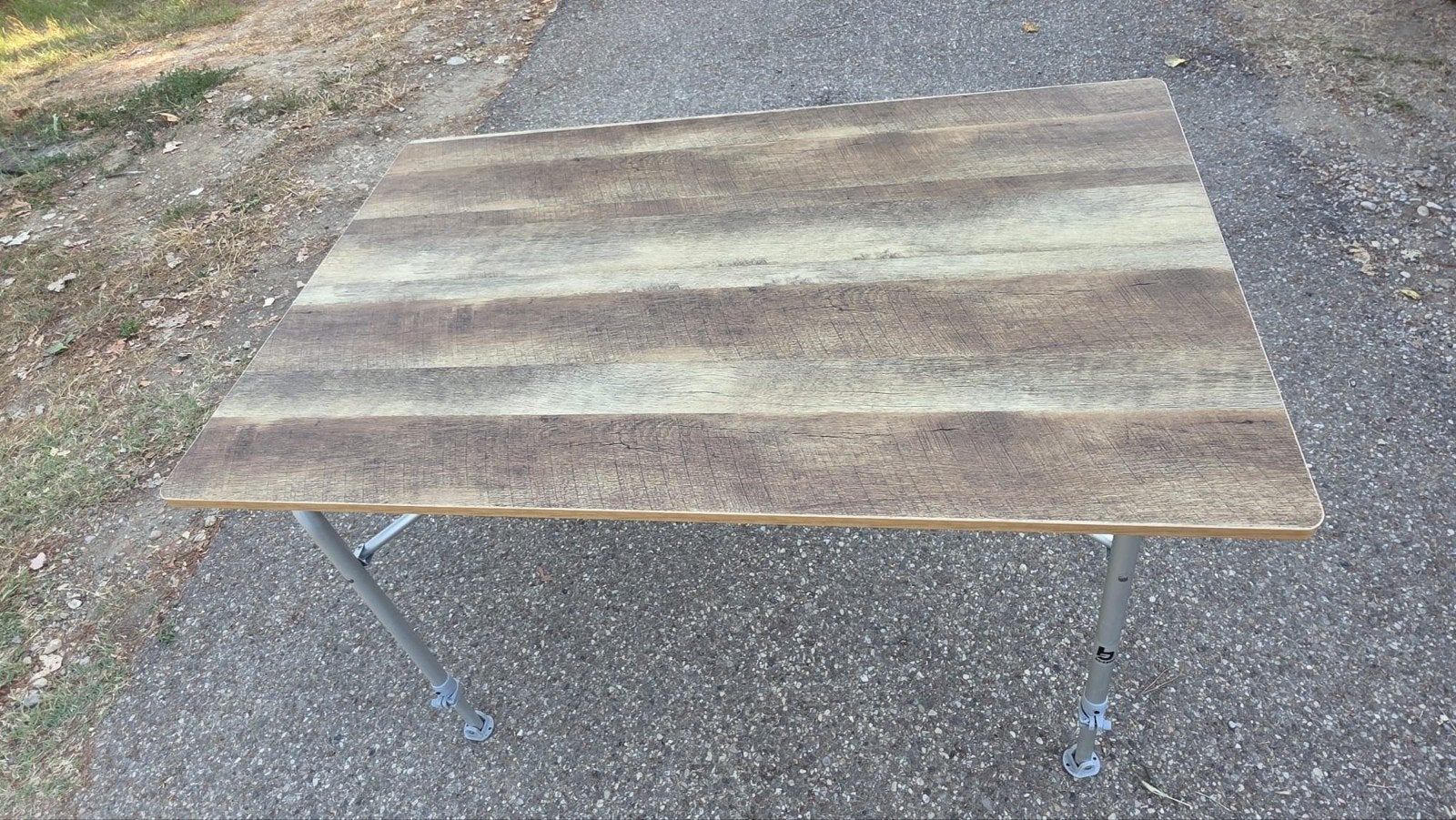 Bo-Camp Feather campingtafel | Houtlook, Ophalen, Zo goed als nieuw, Campingtafel