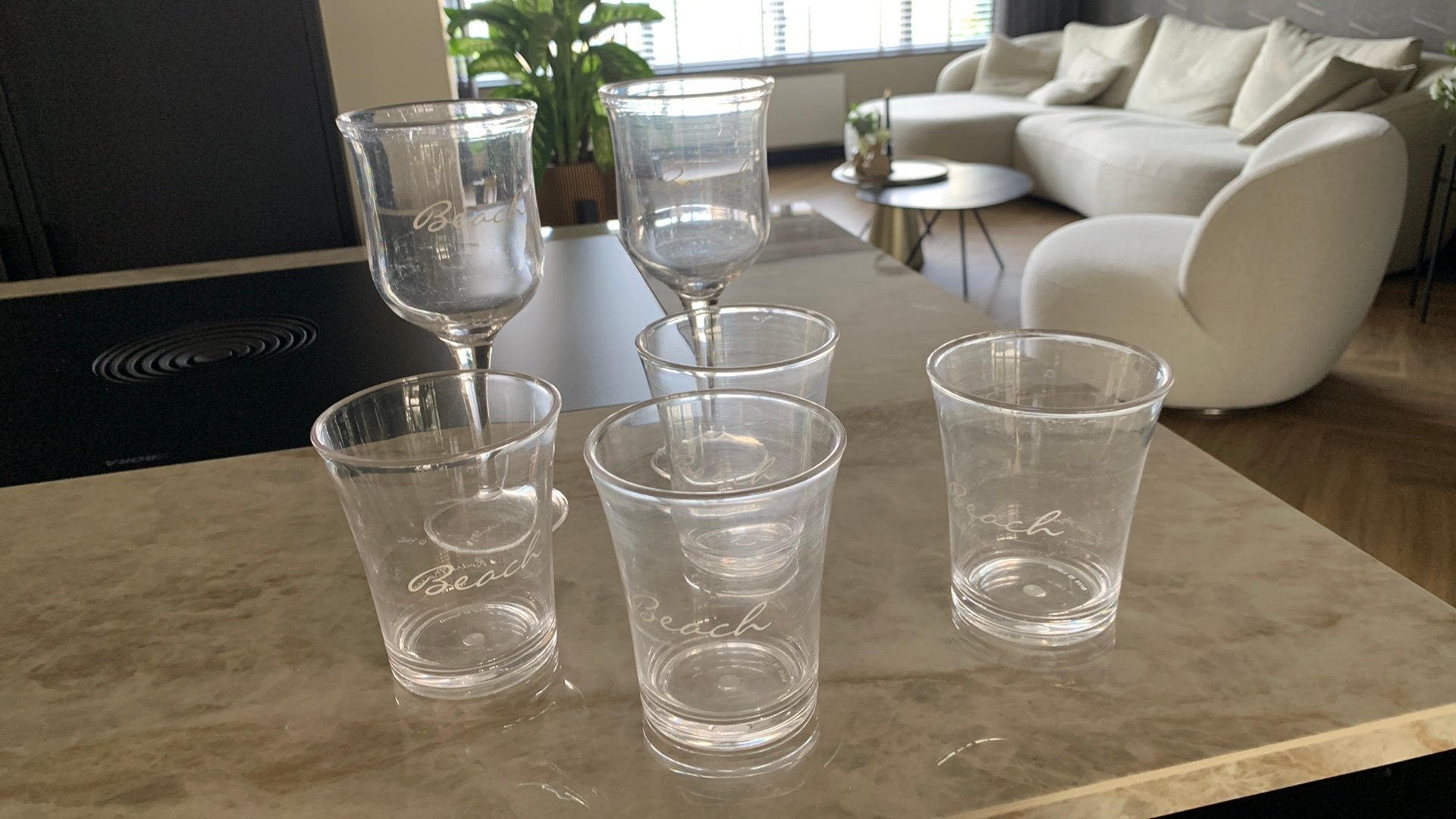 Kunststof drinkglazen, Ophalen, Gebruikt, Overige typen