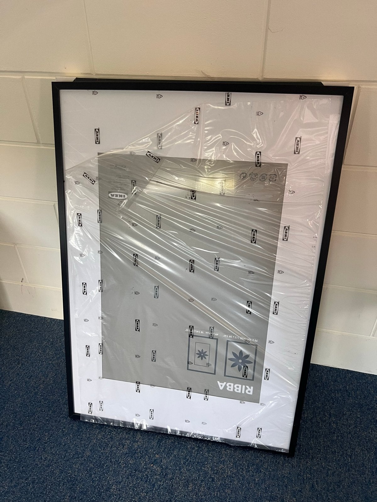 Nieuwe IKEA RIBBA fotolijsten - Zwart, 50x70 cm, Ophalen, Nieuw, Standaard fotolijst, Zwart