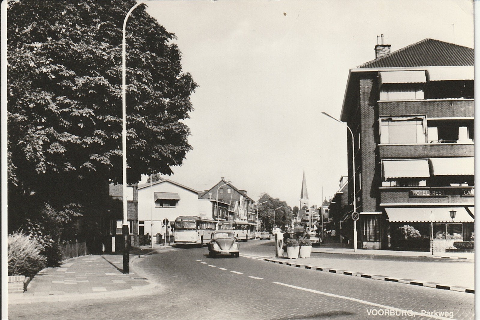VOORBURG PARKWEG HTM AEC VERHEUL STADSBUSSEN HALTE VW KEVER, Ophalen of Verzenden, 1960 tot 1980, Ongelopen, Zuid-Holland