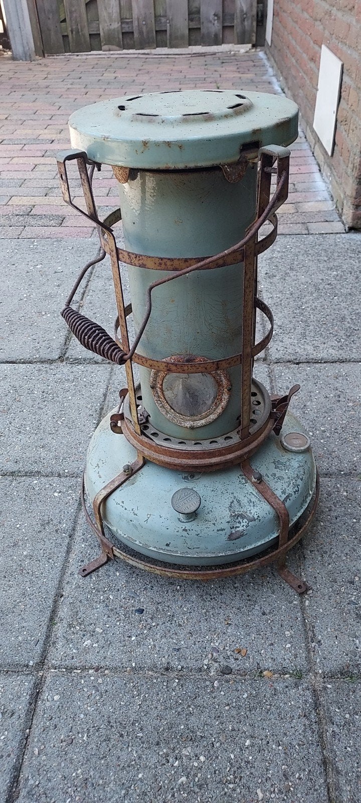 Vintage Petroleum Kachel - Decoratief en Robuust, Ophalen of Verzenden