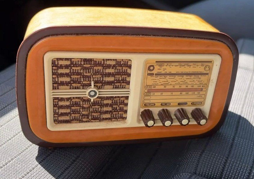 Geloso 26G48 miniatuurradio vintage naar het 1954 model, Verzenden, Gebruikt, Transistorradio