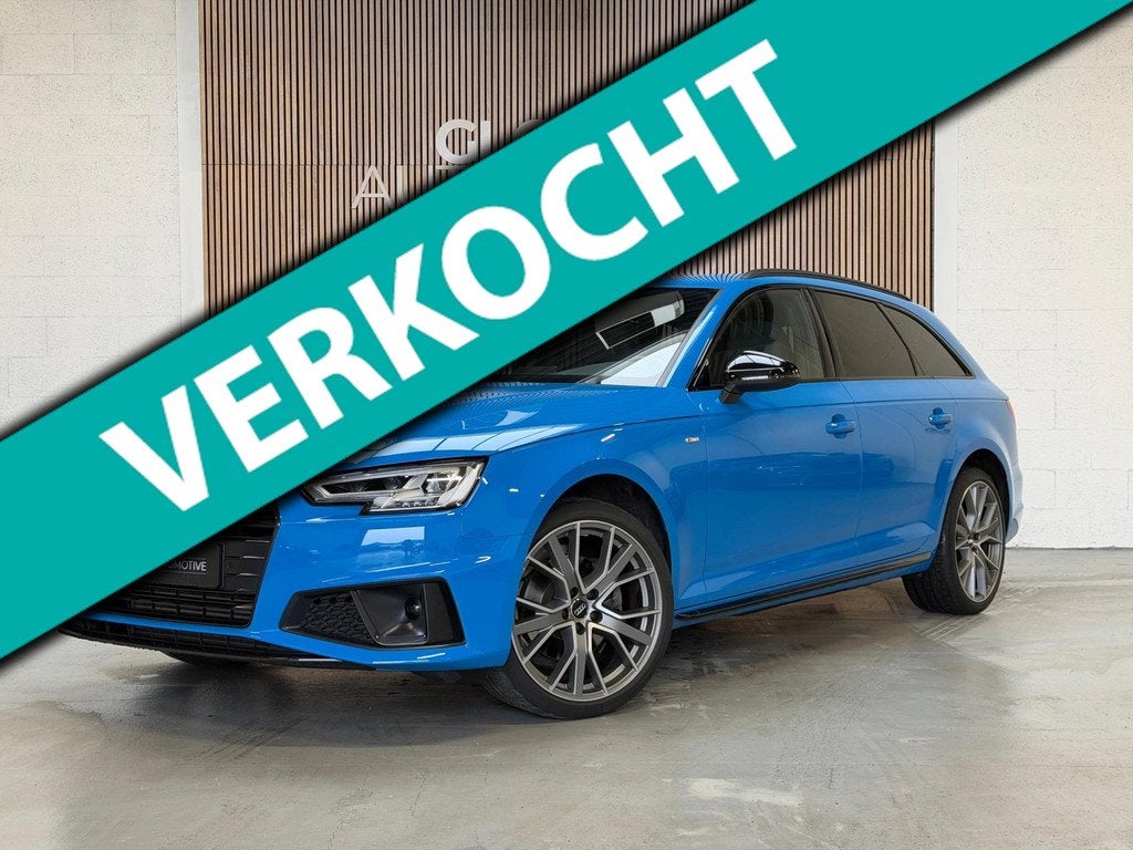Audi A4 Avant 2.0 TFSI 170 PK g-tron Sport S LINE, Auto's, Audi, Gebruikt, Euro 6, 4 cilinders, Blauw