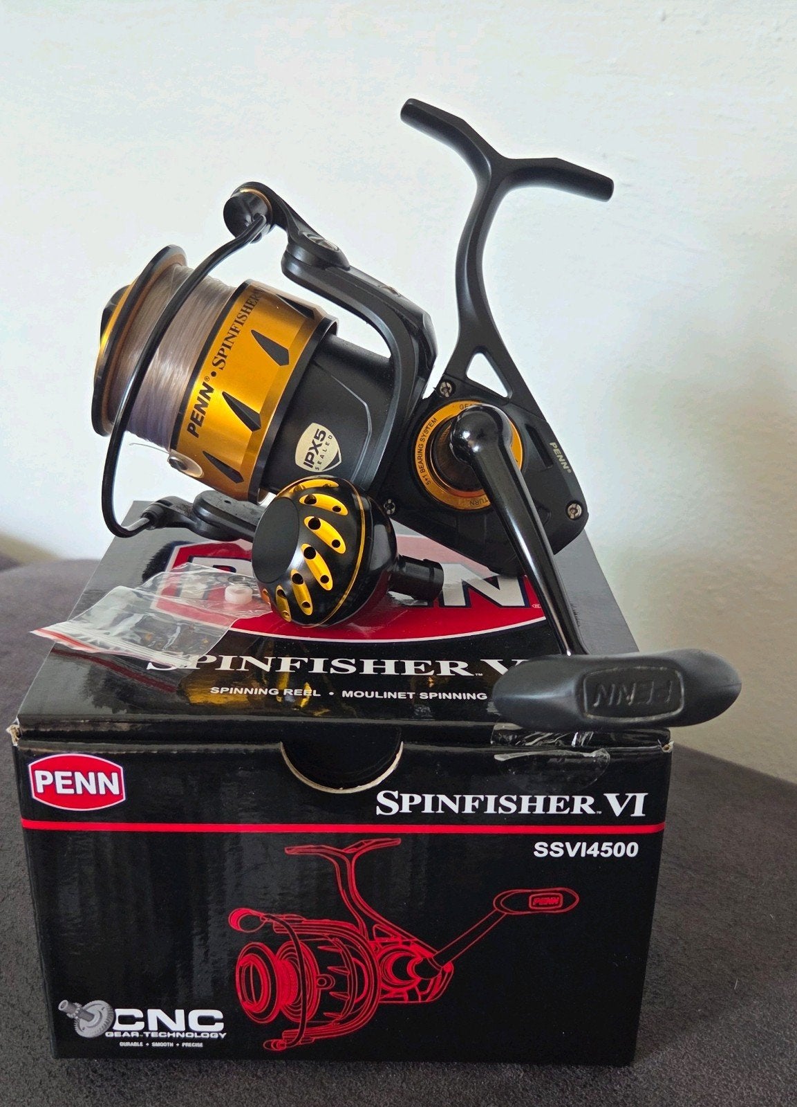 Penn spinfisher vl 4500, Watersport en Boten, Ophalen of Verzenden, Molen