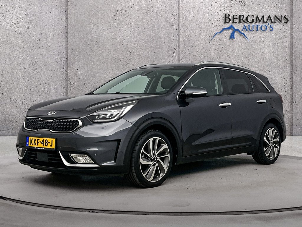 Kia Niro - 1.6 GDi Hybrid DynamicLine // DEALERONDERHOUDEN /, Automatische klimaatregeling, Gebruikt, Leder en Stof, Bedrijf