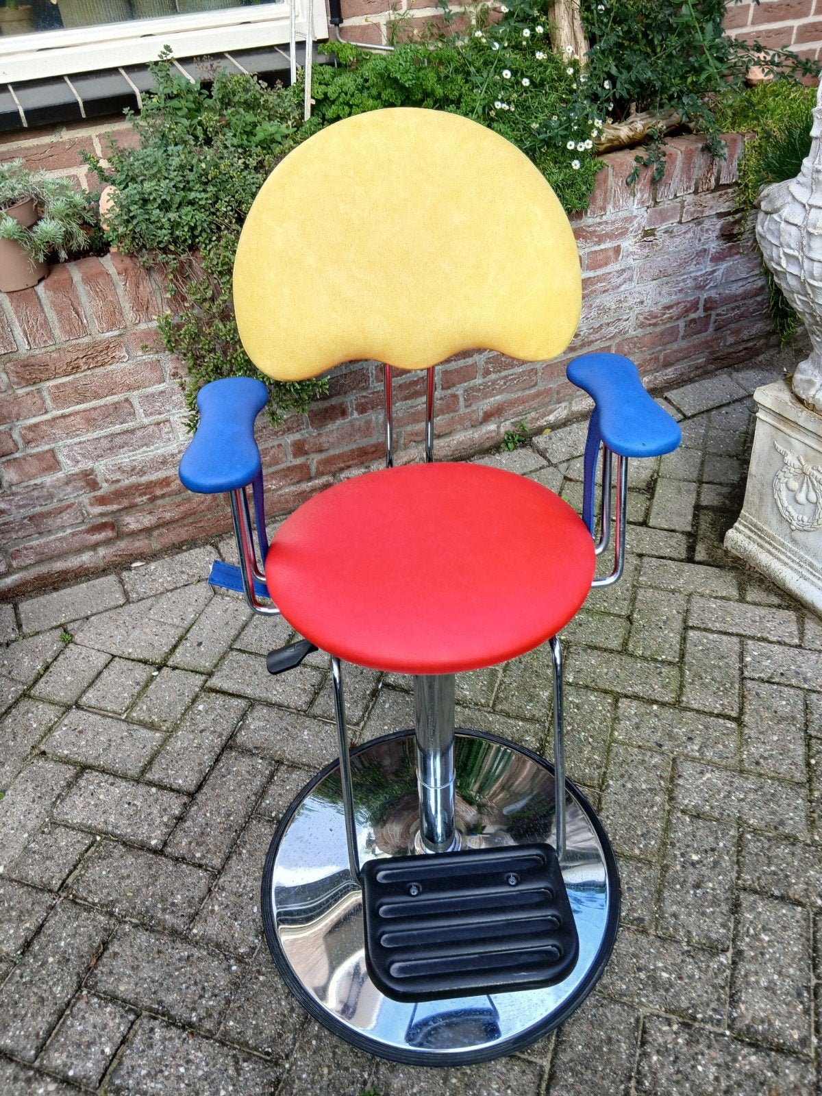 kappers stoel vintage kind, Ophalen