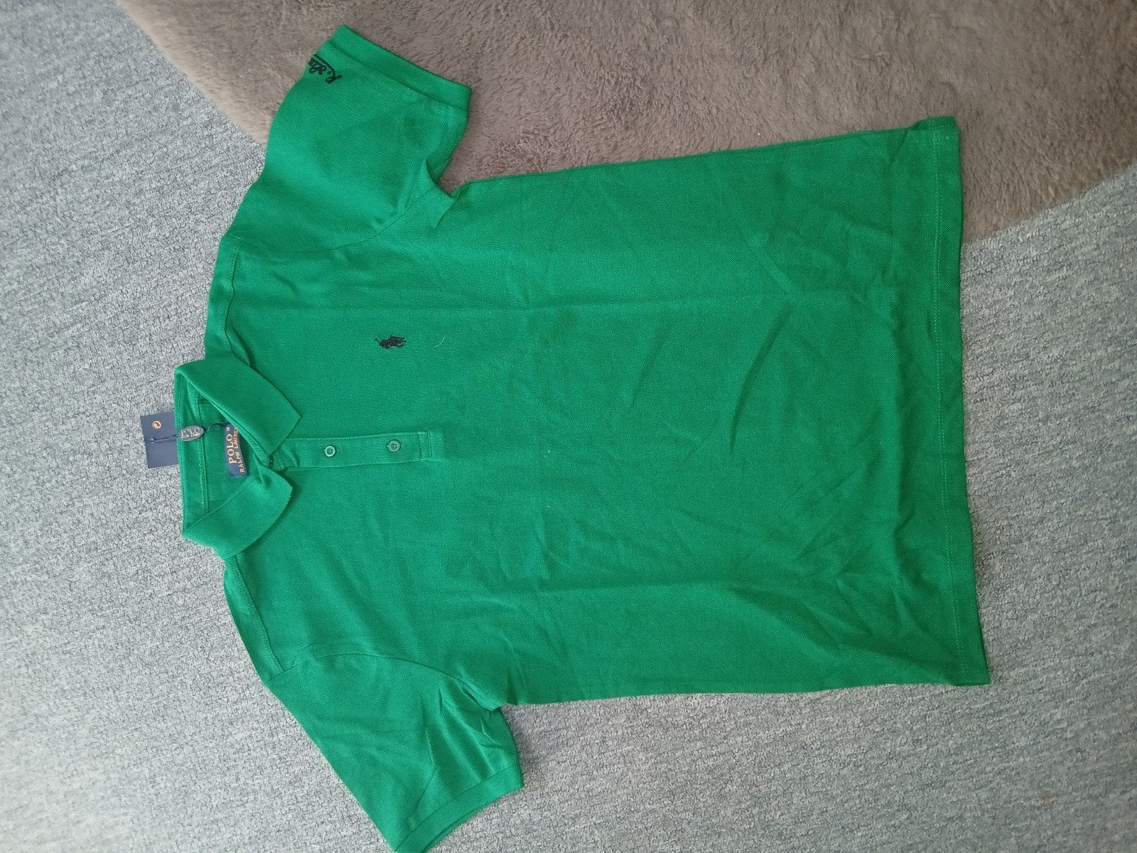 Nieuwe Polo Ralph Lauren polo shirt maat M groen, Maat 48/50 (M), Nieuw, Ophalen of Verzenden, Polo Ralph Lauren