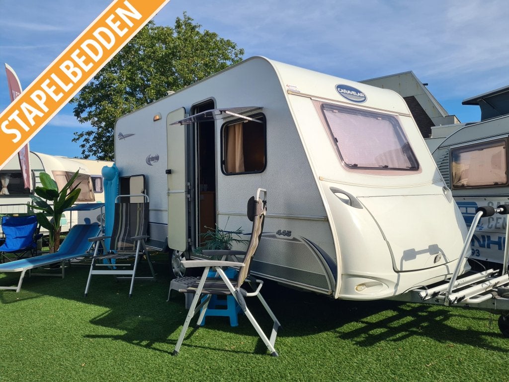 CARAVELAIR ANTARIS LUXE 445 TK / BJ 2007 / VOORTENT, Bedrijf, Treinzit, 750 - 1000 kg, 4 tot 5 meter