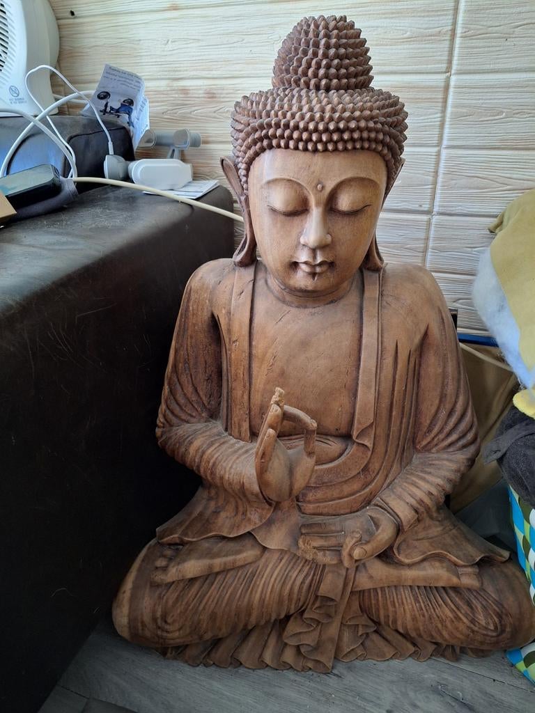 Boeddha Vitarka Mudra - 80cm hoog, Ophalen, Gebruikt