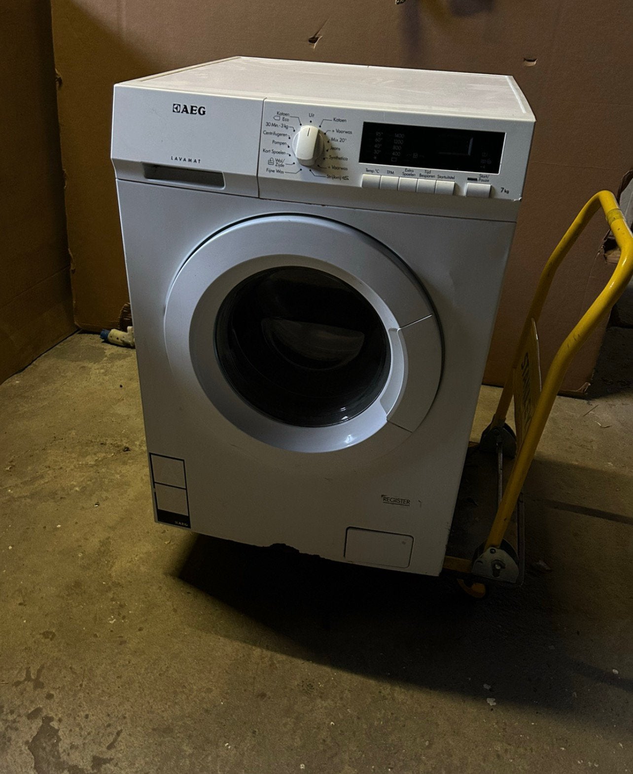 Wasmachine AEG lengte 60cm breedte 64cm hoogte 84cm, Witgoed en Apparatuur, Wasmachines, Ophalen, 1200 tot 1600 toeren, Minder dan 85 cm