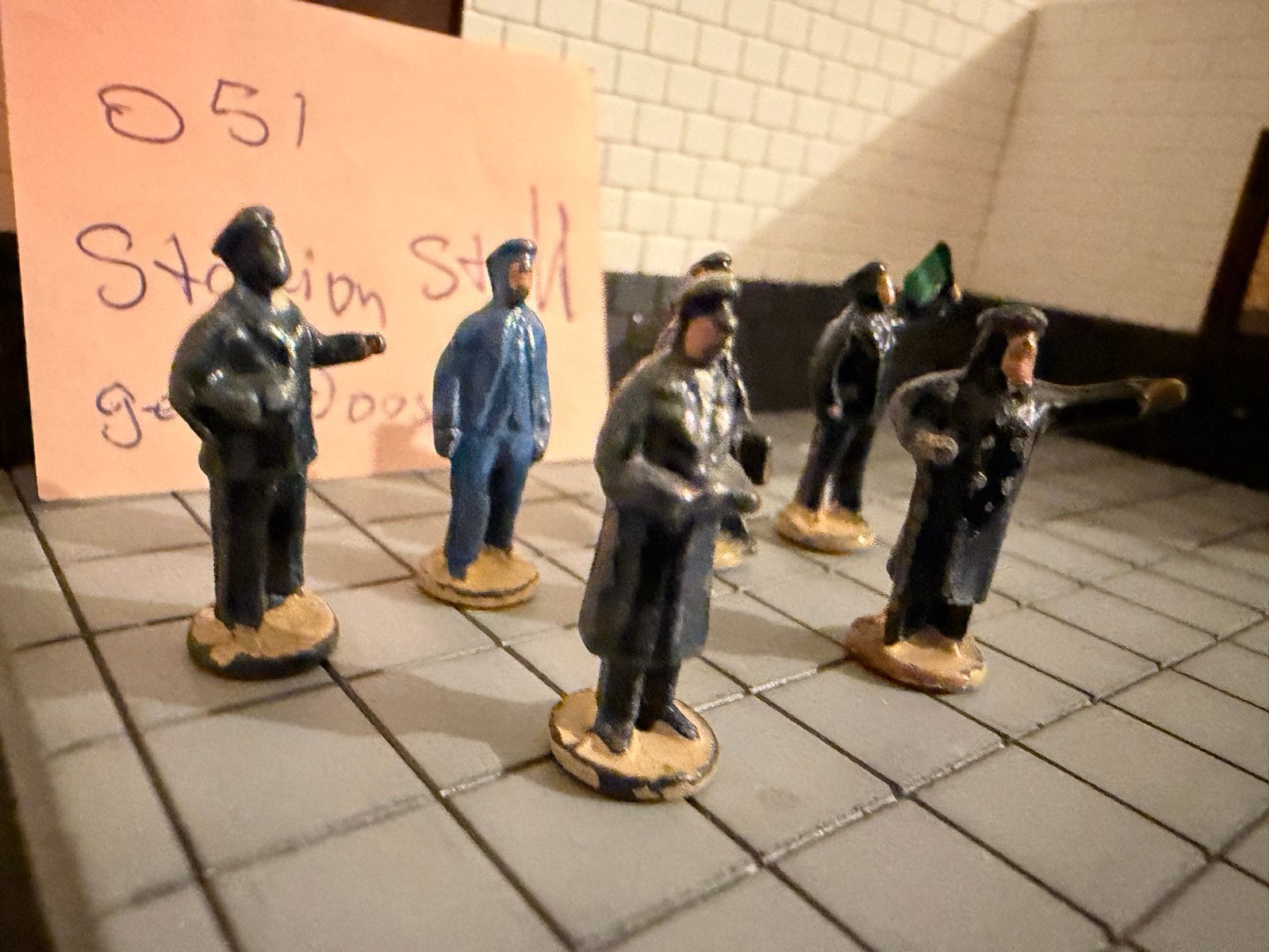 Dinky Toys 051 Station Staff - Erg zeldzaam, Z, Gebruikt, Overige typen, Z