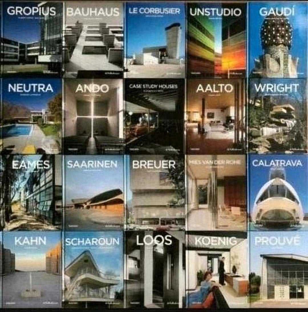 WERELDARCHITECTEN 20-delig! Taschen WERELD ARCHITECTEN, Boeken, Ophalen of Verzenden, Zo goed als nieuw, Architecten