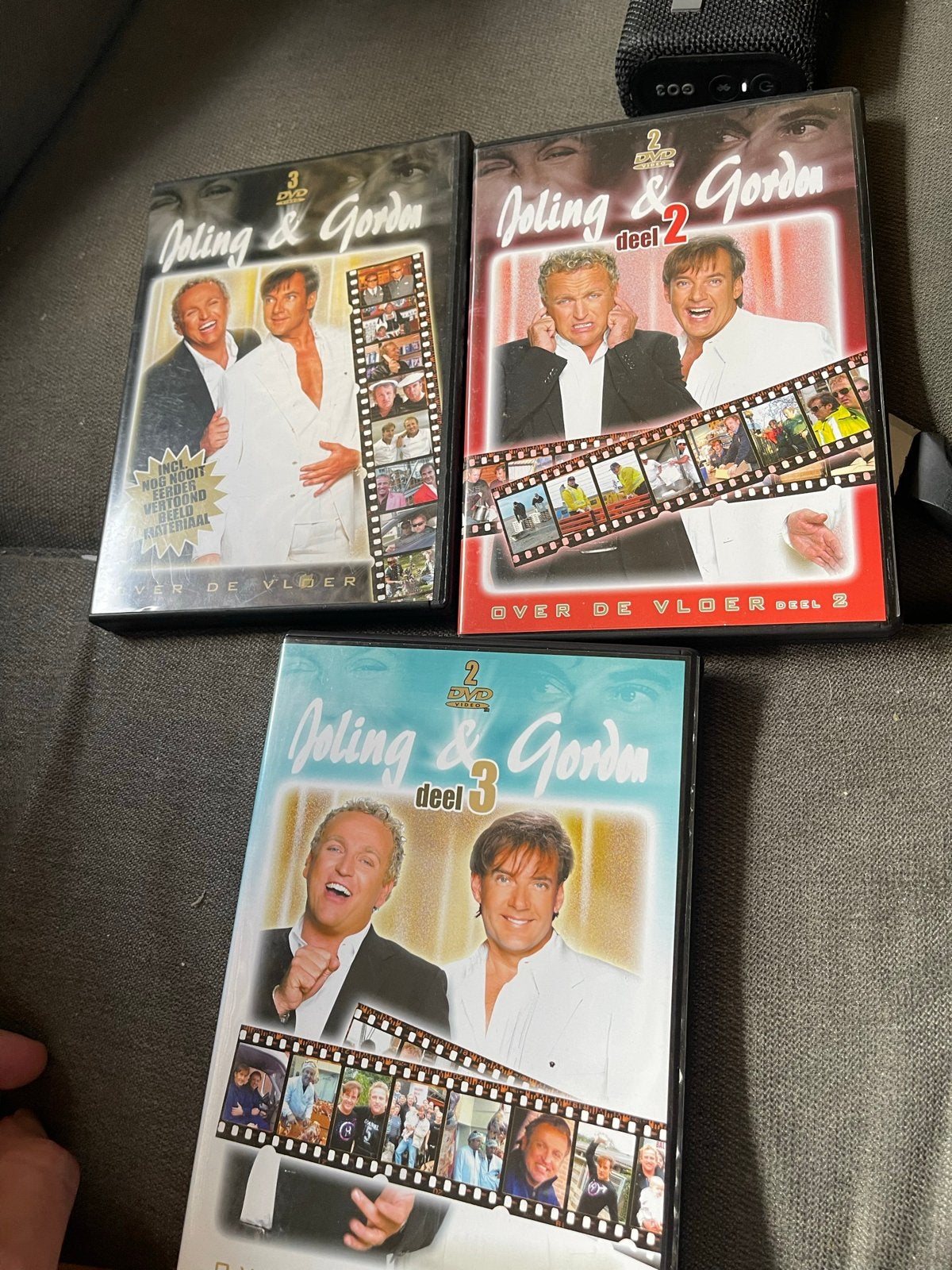 Joling & Gordon Over De Vloer DVD Box (Deel 1, 2 & 3), Cd's en Dvd's, Gebruikt, Seizoen 1, Alle leeftijden, Komedie