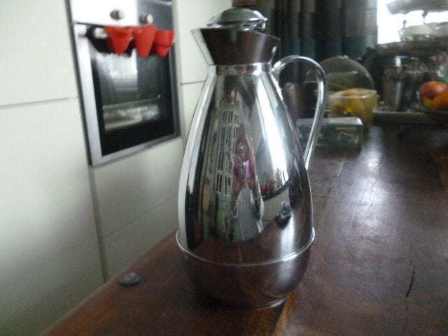 2 x Alfi thermoskan  chroom vintage 1,3 L, Ophalen of Verzenden