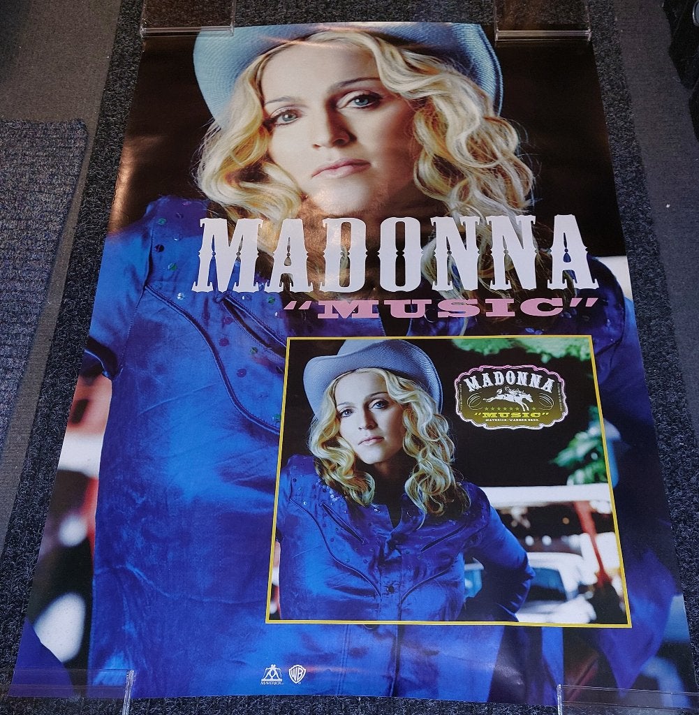 Madonna PROMO POSTER Music Origineel uit 2000 (#2), Verzenden, NvT, NvT, Zo goed als nieuw