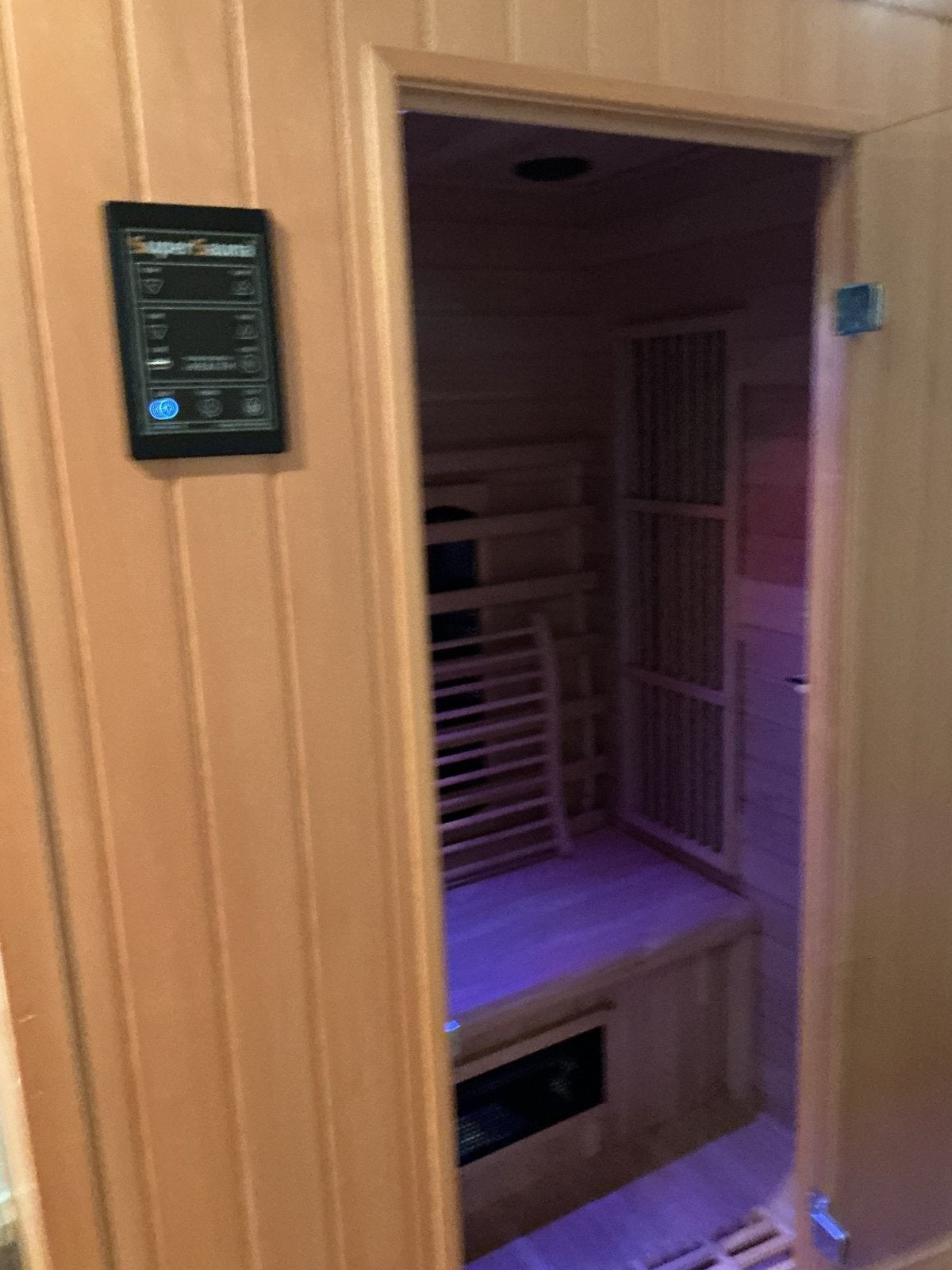 Zo goed als nieuwe Super Sauna met extra's, Ophalen, Zo goed als nieuw, Infrarood, Complete sauna