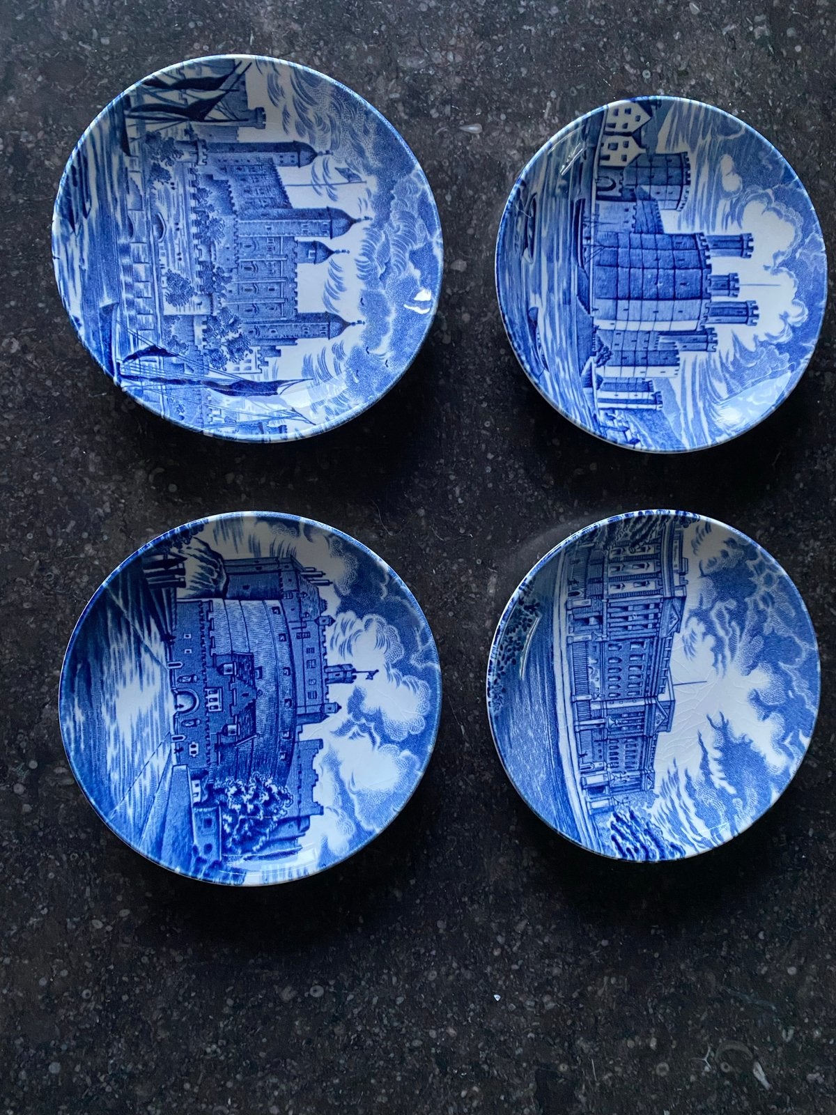 Wedgwood Enoch Bordjes - Royal Homes of Britain, Ophalen of Verzenden