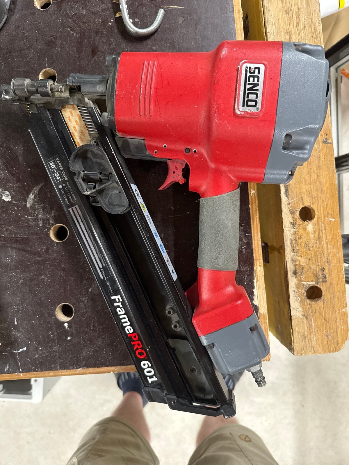 Senco FramePro 601 tacker, Ophalen of Verzenden, Gebruikt
