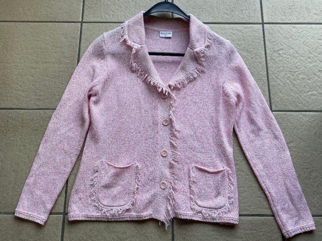 Z g a nieuw lichtroze vest katoen/acryl - maat S - Biaggini, Kleding | Dames, Truien en Vesten, Biaggini, Ophalen of Verzenden