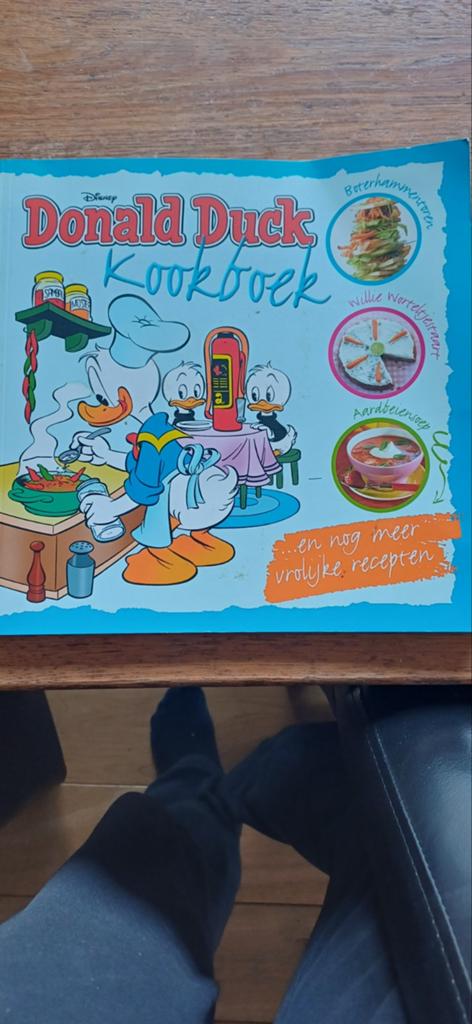 Donald Duck kookboek, Ophalen