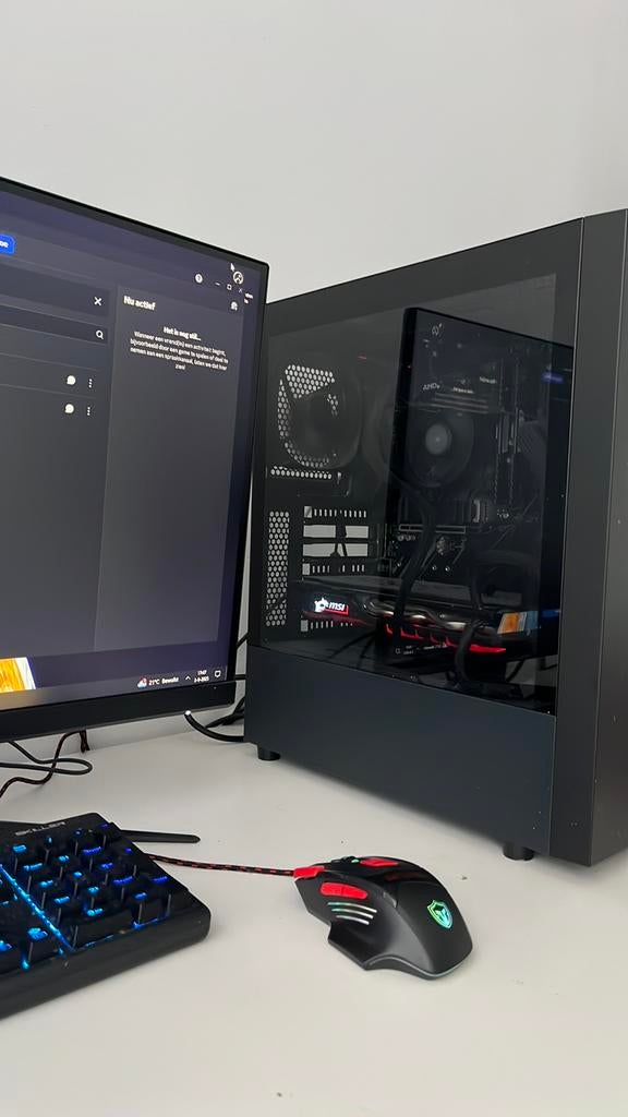 Gaming pc, Computers en Software, Desktop Pc's, Zo goed als nieuw, Onbekend, SSD, 16 GB, Met videokaart, Gaming, Ophalen of Verzenden