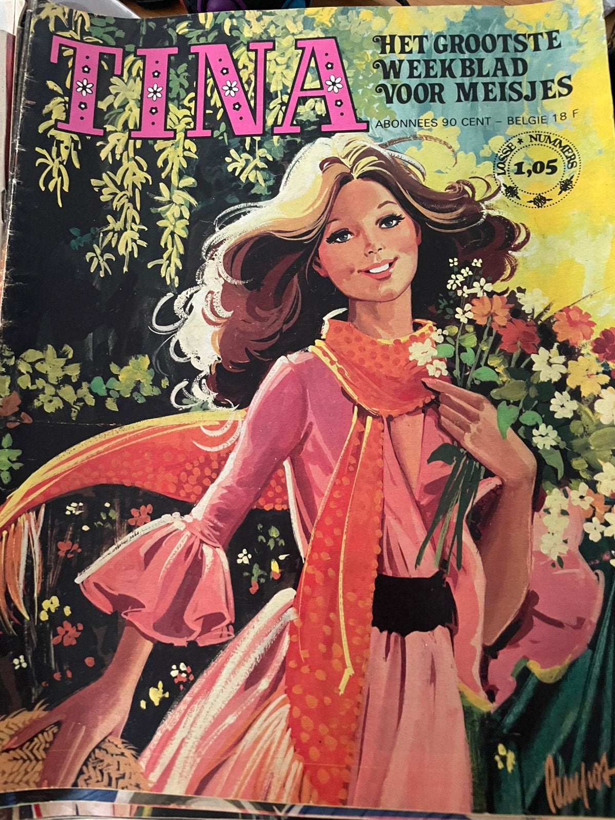 Tijdschriften Tina jaargang 1975-1976, Meerdere comics, Ophalen, Gelezen, Europa