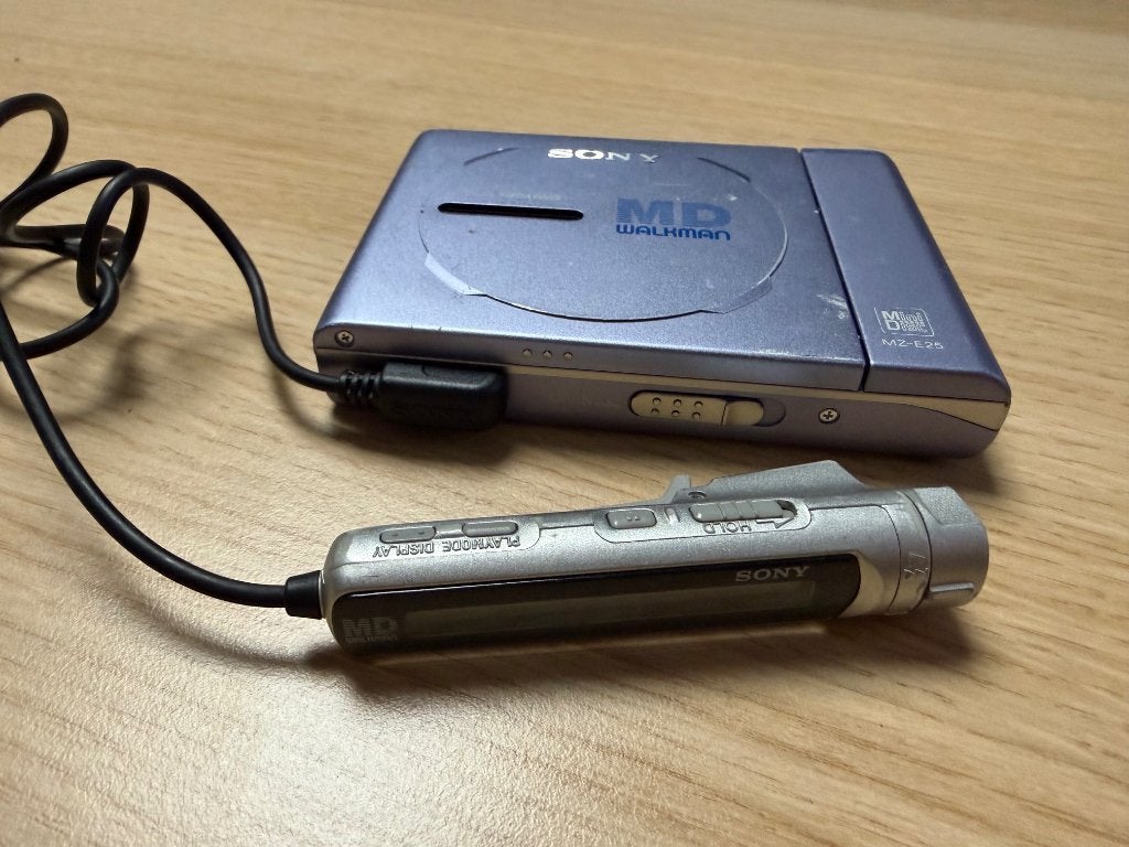 Sony MZ-E25 portable MiniDisc speler, Ophalen of Verzenden, Minidisc-speler