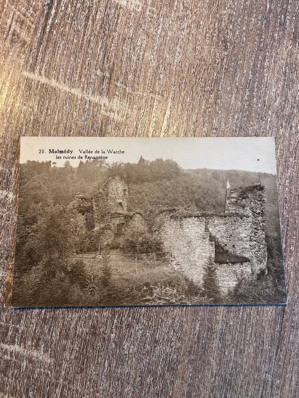 Oude Ansichtkaart Malmédy, Vallée de la Warche, Ruïnes, Ophalen of Verzenden, Gelopen, België en Luxemburg
