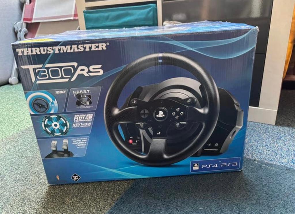 Thrustmaster t300 rs en t3pa pedalen, Ophalen of Verzenden, Gebruikt, Playseat of Racestoel, PlayStation 3